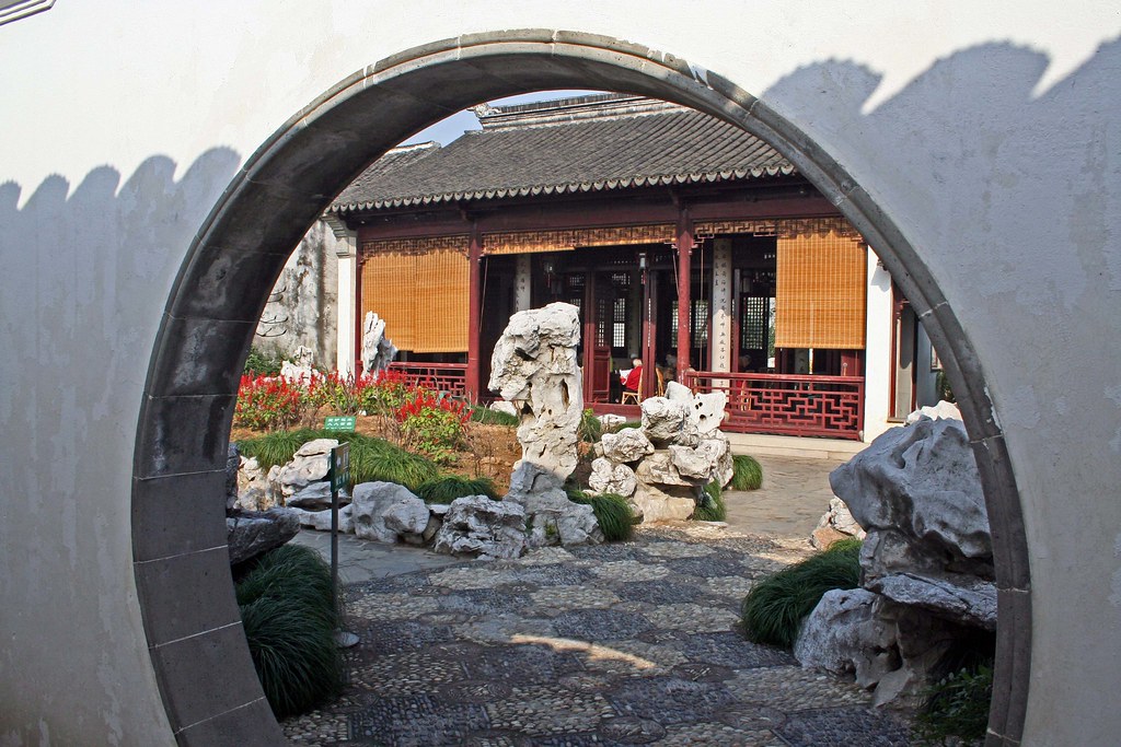 Garden of Master of the Fishing Nets An entrance into one … Flickr