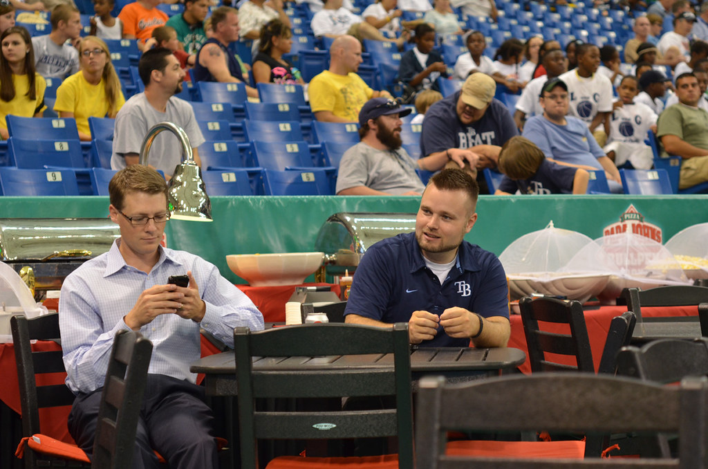RaysTweetup Area in the Papa John's Bullpen Area, No. 27 Flickr