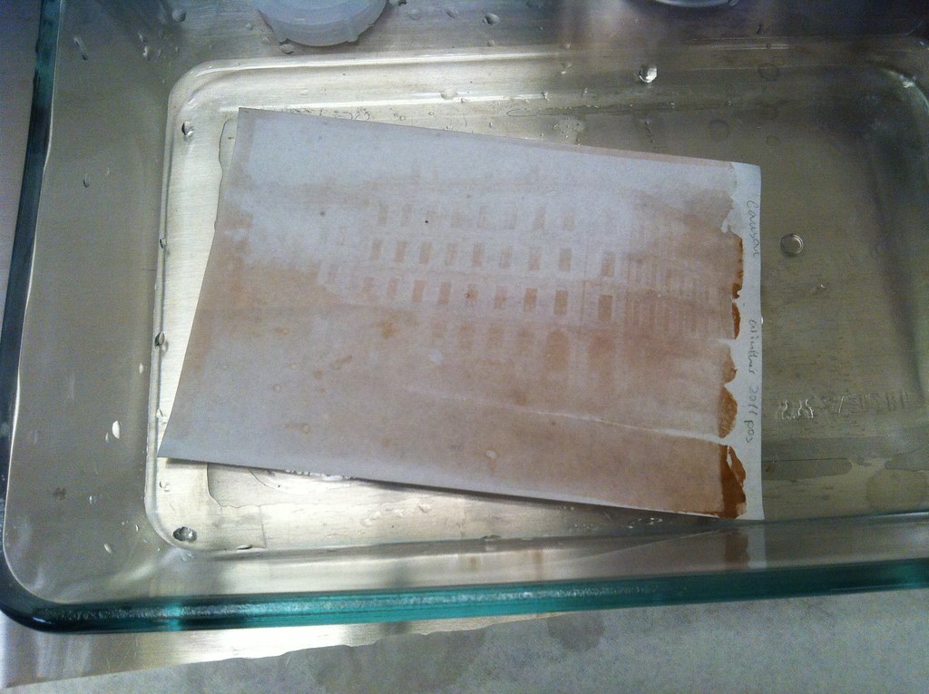 Nitric acid bath, early This bath is supposed to clear the… Flickr