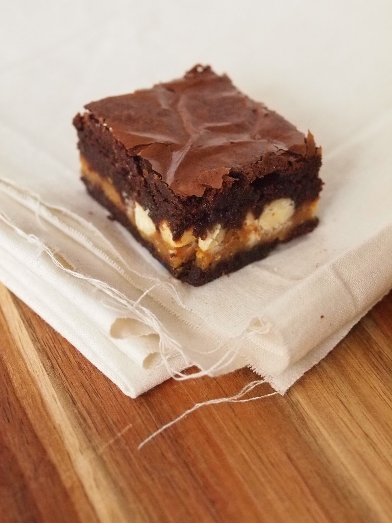 Salted Caramel Cookie Dough Brownies Using up salted caram… Flickr