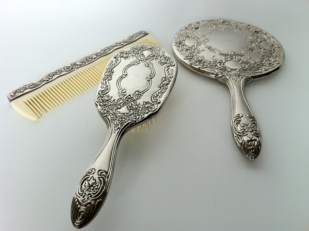 Vintage Silver Dresser Set Flickr