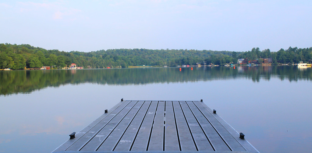 Kauneonga Lake in the Morning Taken with a Canon 35mm f/2 … Flickr
