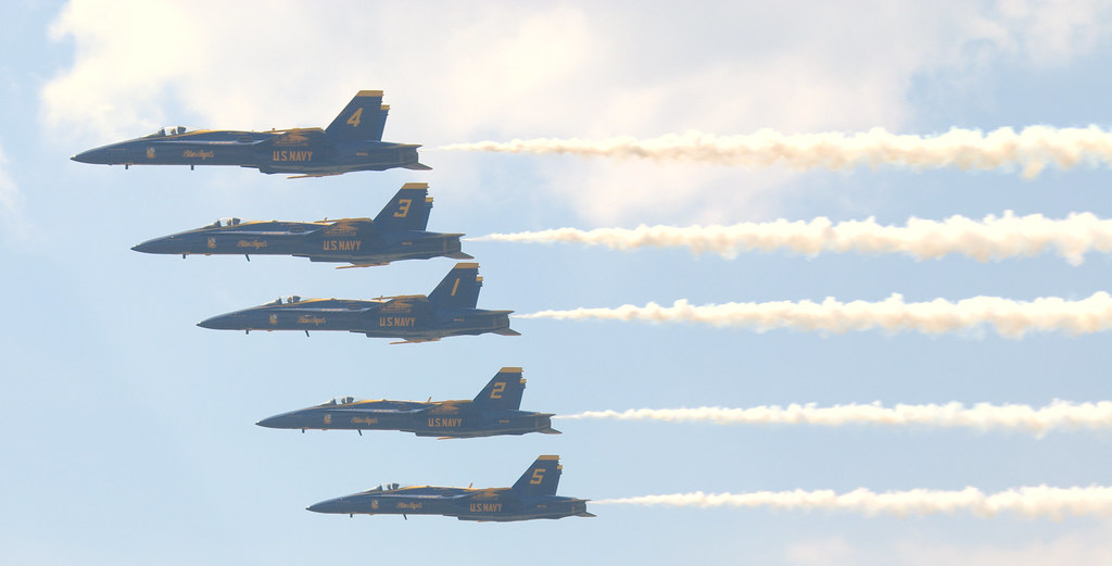 Blue Angels Blue Angels at Rochester International Air Sho… Flickr