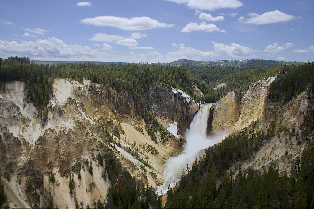 Yellowstone National Park Yellowstone Falls Yellowstone … Flickr