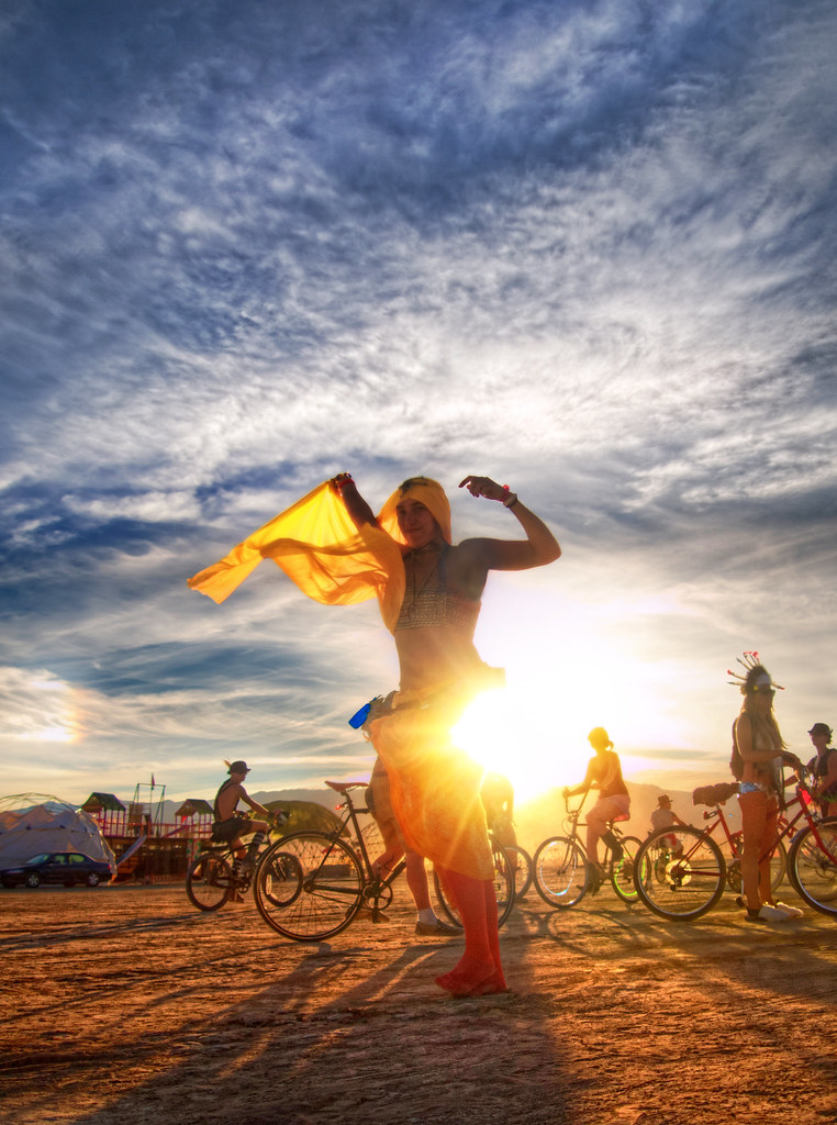 Almost Burning Man Time Dancing in the Sun On one of my f… Flickr