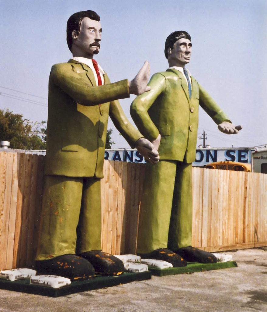 Used car guys, Houston, TX, 2001 In 2001, the day before