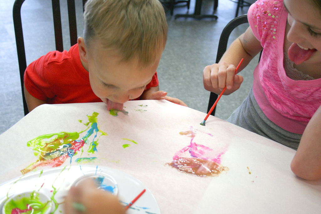 Paint and Lick My nephew loved the edible painting at the … Flickr