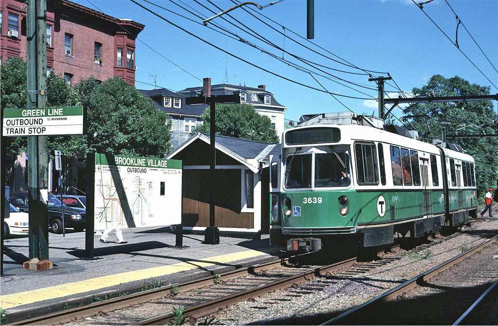 3639 at Brookline Village Station Eric Oszustowicz photo Flickr