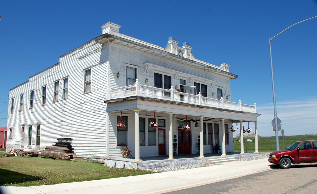 The Adams The Adams Hotel, located off of Hwy 12 in Lavina… Flickr