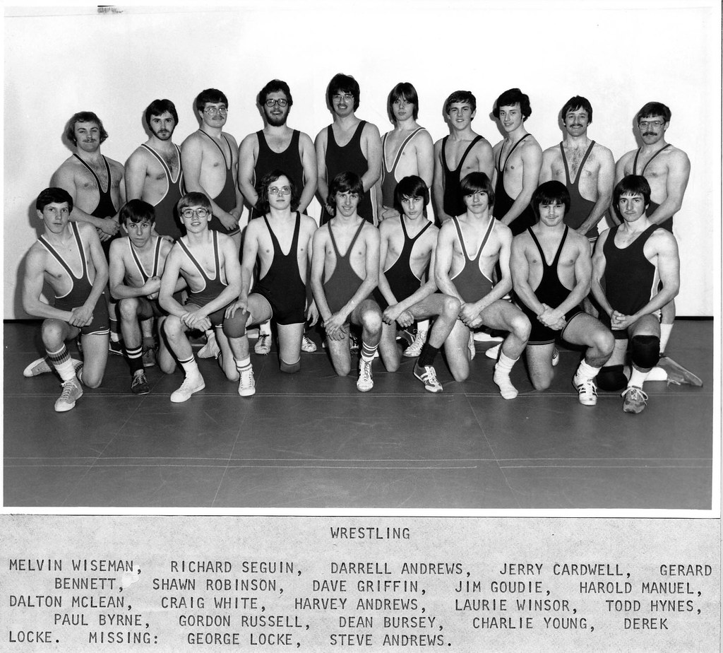 Wrestling Team Front Row L to R Melvin Wiseman, Richard… Flickr