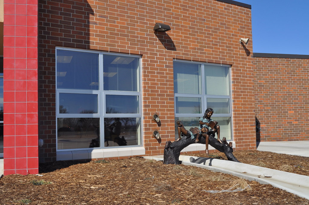 Statue outside of Wagner Community School GoTeachSD Flickr