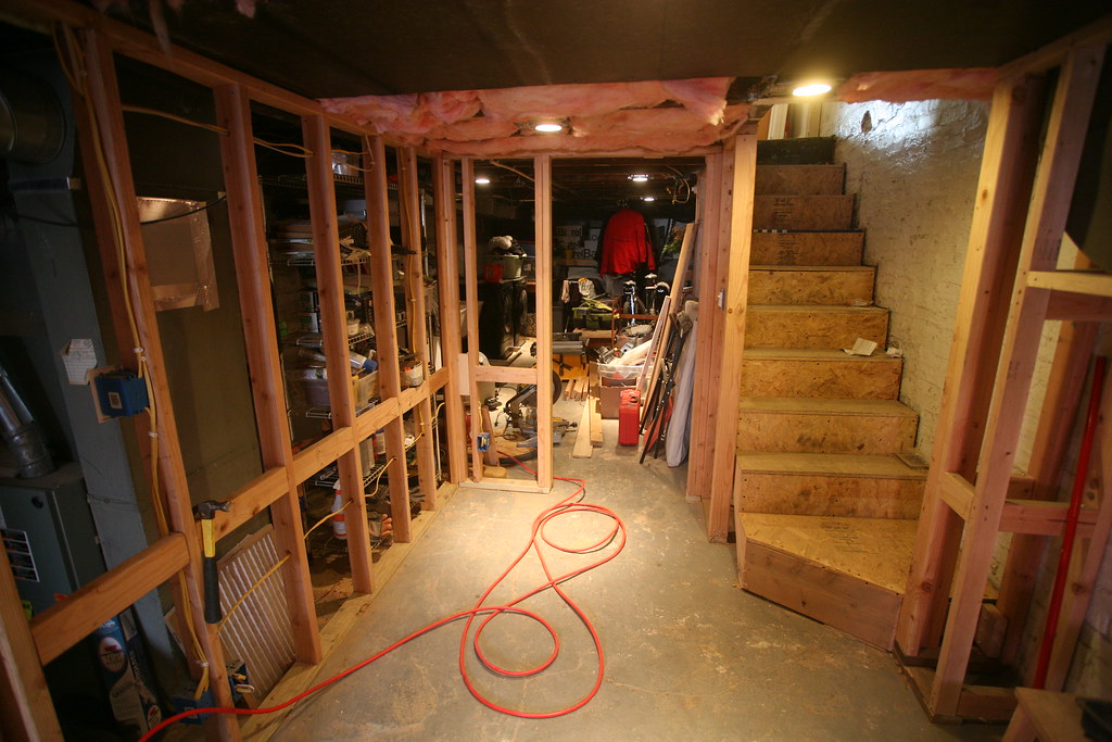 Basement Reno Framing & Electrical RoughIn Corey Flickr