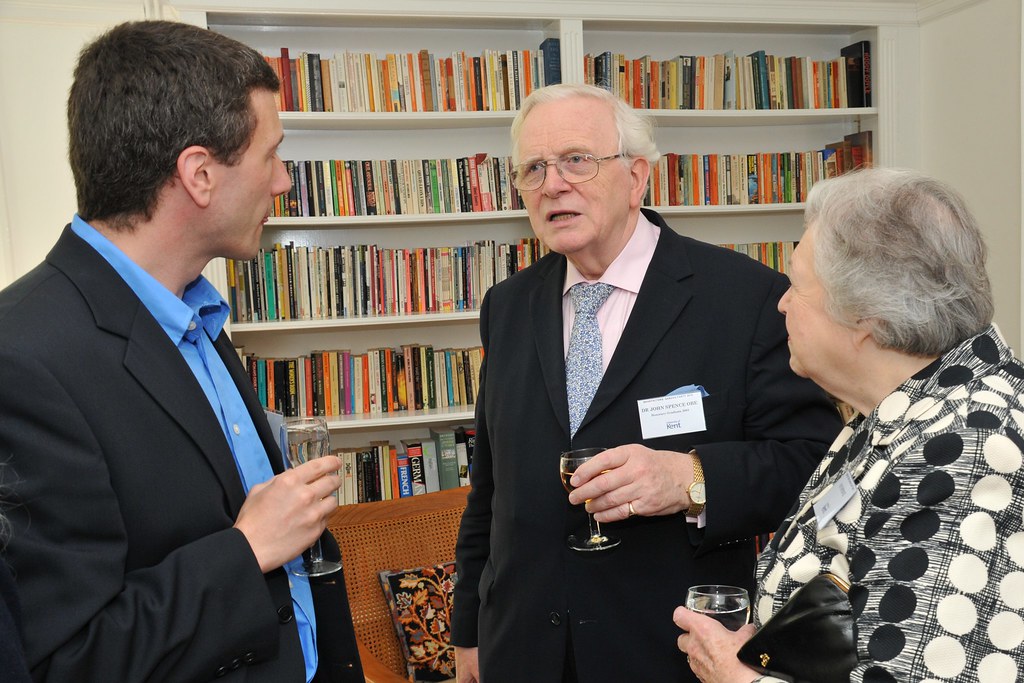 Ben Coombs, Dr John Spence OBE and Pat Spence University of Kent