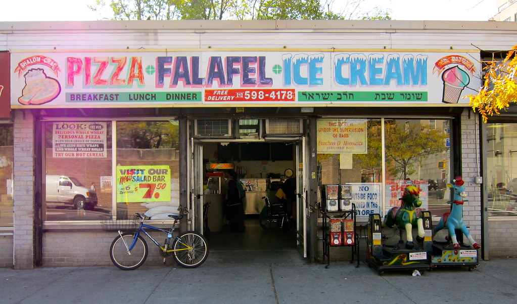 PIZZA FALAFEL ICE CREAM Eugene Gannon Flickr