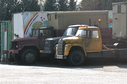 Exotic Truck Trio L R GMC MSeries, TATRA T148, INTERNATI… Flickr