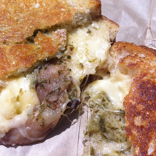 Gouda Grilled Cheese Morris Truck With pork jowl and