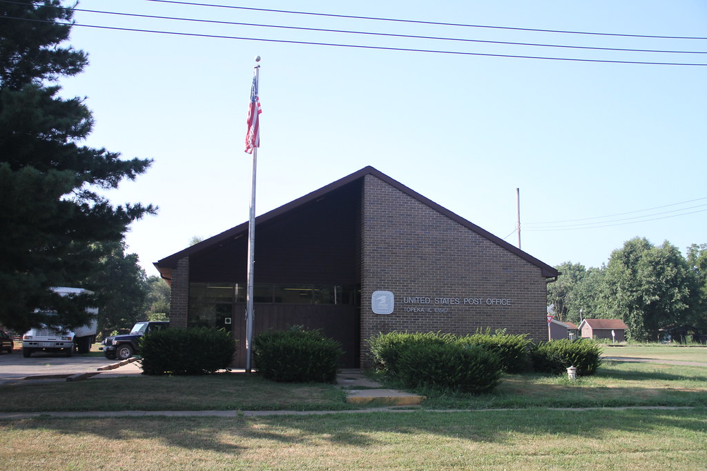 Topeka IL, Post Office, 61567, Topeka Illinois, Mason County a photo