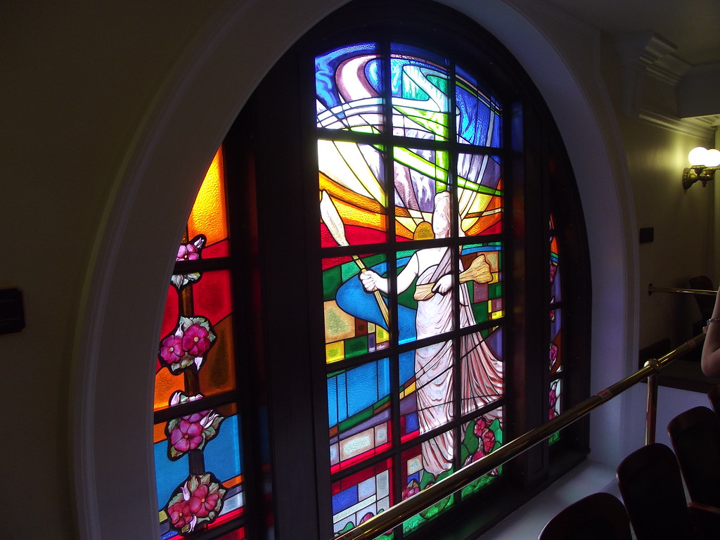 parliament stained glass window from city of edmonton Jason Woodhead Flickr