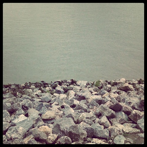 This is where I threw it all away rocks dreams water Flickr