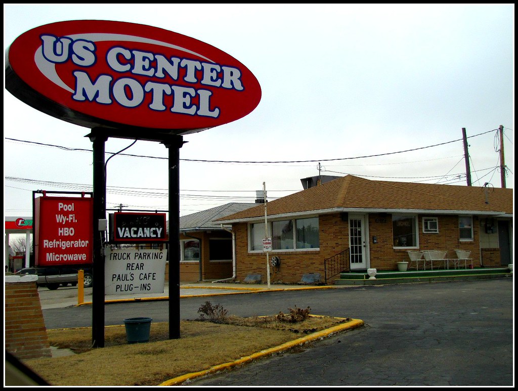 U.S. Center Motel Smith Center, Kansas. jimsawthat Flickr