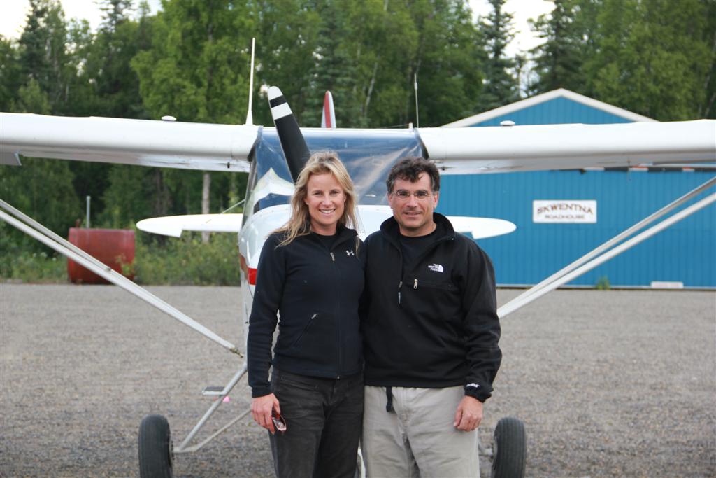 IMG_2647 (Large) Pia, Steve at the Skwentna Airport, Skwen… Flickr