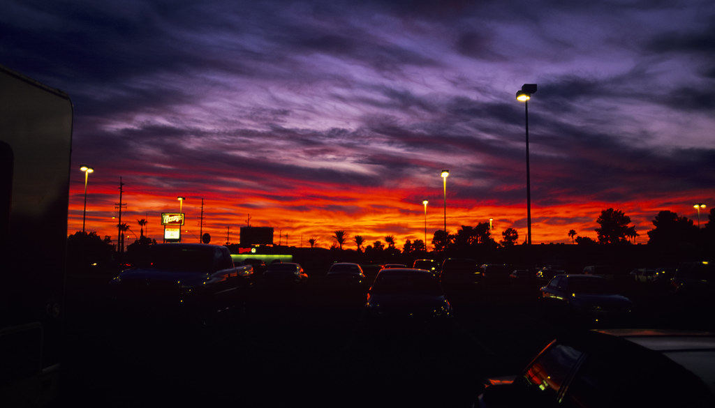 Phoenix Arizona KMart Parking Lot Velvia Nikon F4 with Fuj… Flickr