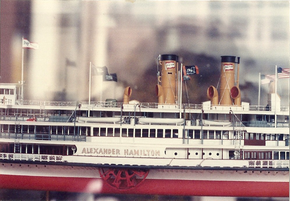 Model Steamboat ALEXANDER HAMILTON c.1959 Detail Rex Stewart Flickr