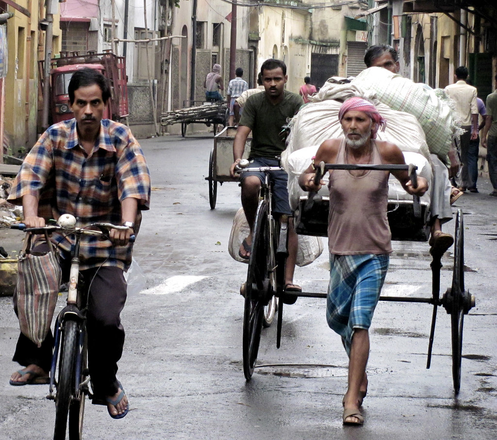 By the sweat of thy brow Genesis 319 Rickshawpuller