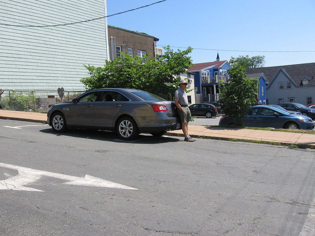 Bernie & our Rent a Car in Lunenburg. bmeisner1 Flickr