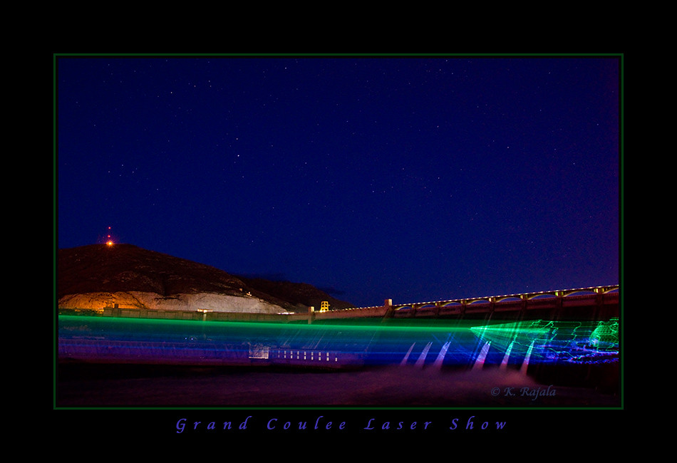 Grand Coulee Laser Show Using a laser light show, the peop… Flickr