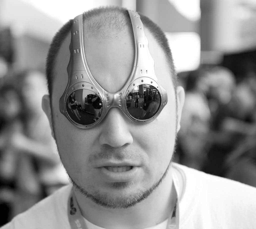 Guy with crazy looking Oakley glasses a photo on Flickriver