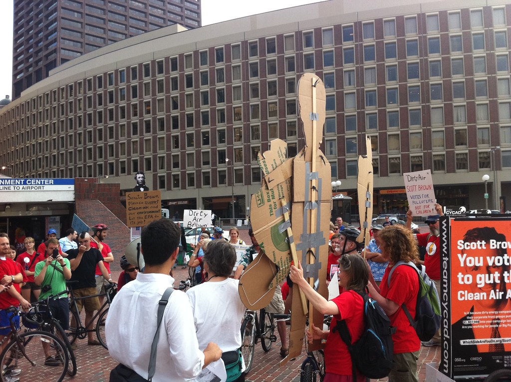 Boston bike rally to call out Scott Brown 772011 Flickr
