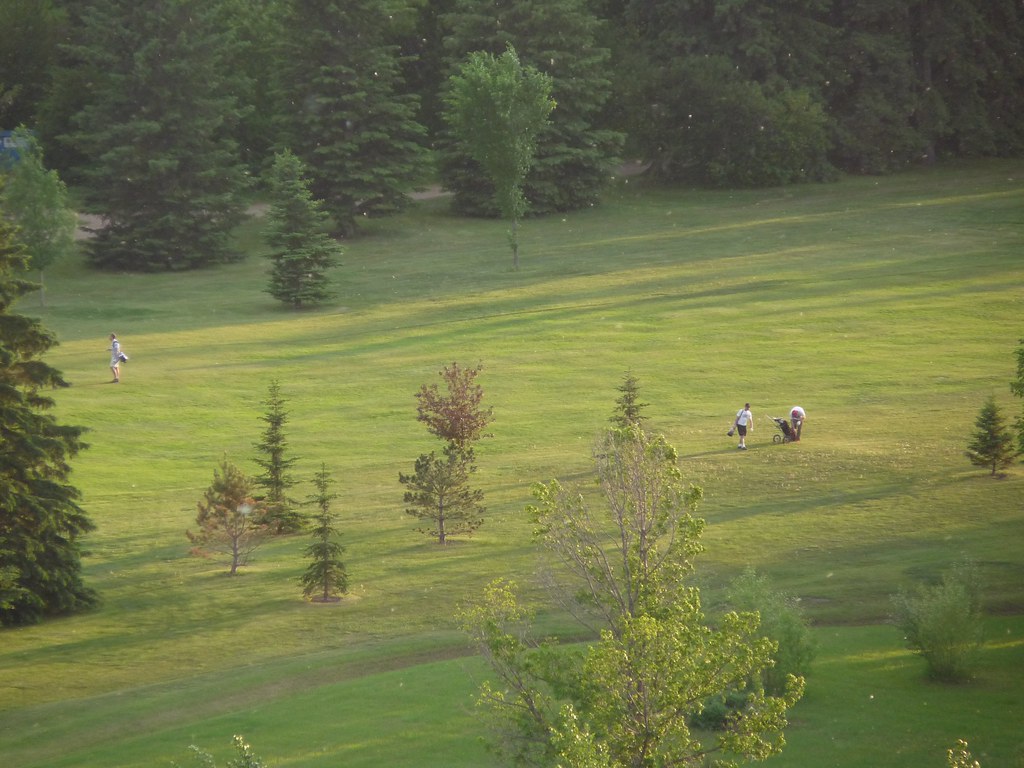 Golf Golfers at Victoria Golf Course in Edmonton. Alex Abboud Flickr