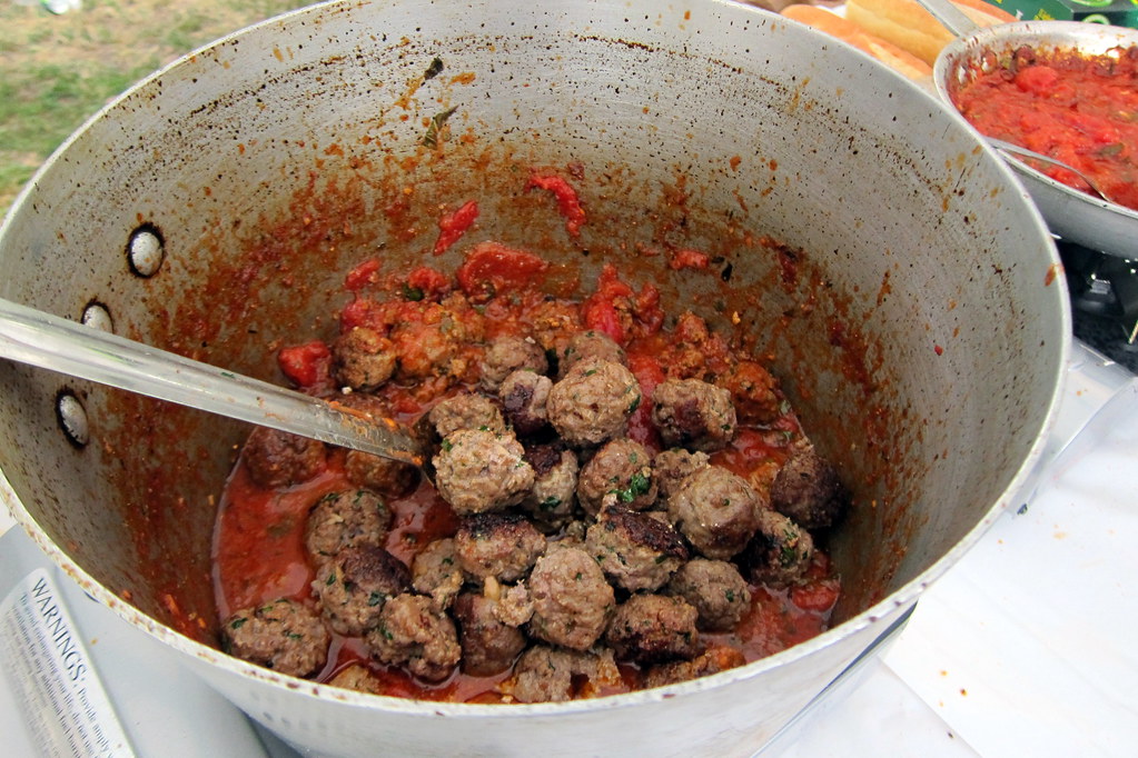 NYC Serious Eats Sandwich Festival Best Pizza's Meatball Sub a