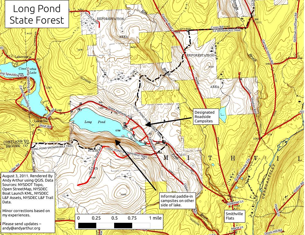 Long Pond State Forest Download High Resolution Map andya… Flickr