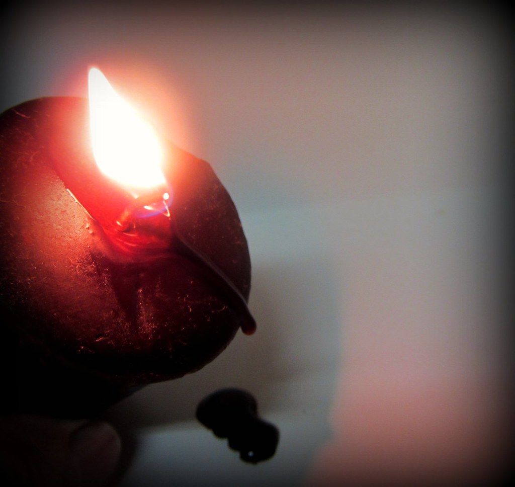 Candle Melting Quick, grab a candle. Light it. Tilt it sid… Flickr