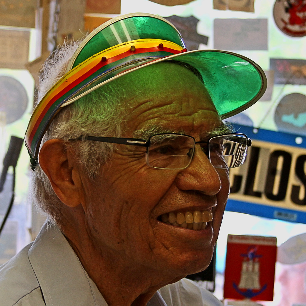 Angel Delgadillo Angel's Barber Shop Seligman, Arizona, US… Leo