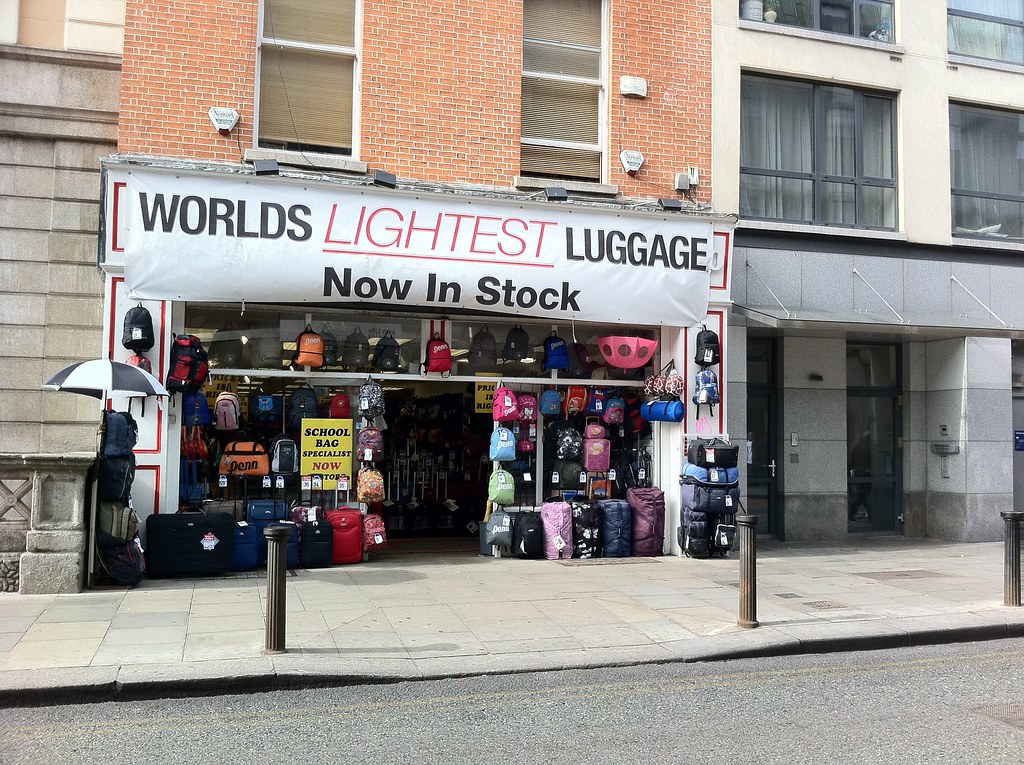 Bag Shop on Talbot Street. Seamus Walsh Flickr