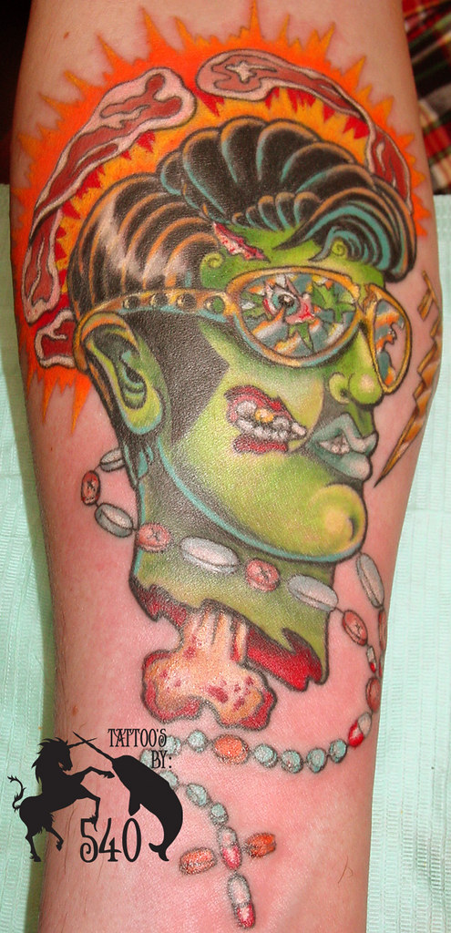 Zombie Elvis | Tattoo By 540 Www.iatattoo.com | 540 | Flickr 1024_x_495_jpg