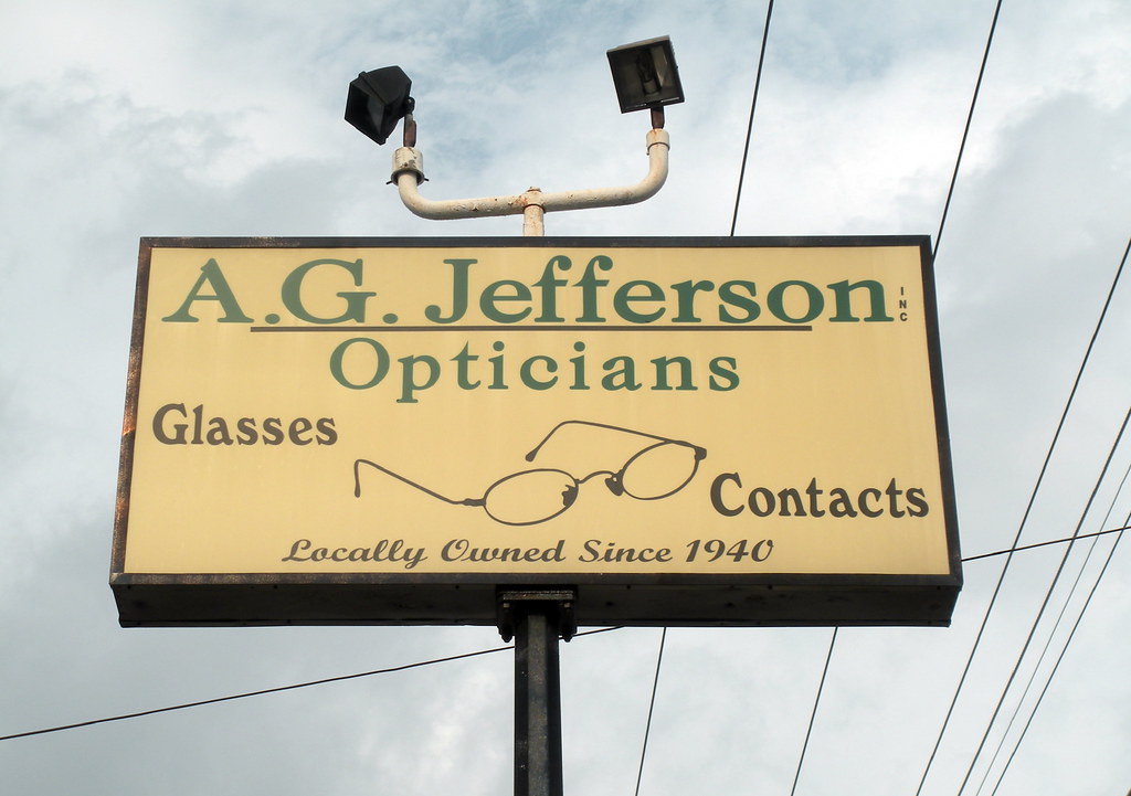 A. G. Jefferson Inc. Opticians Lynchburg VA Nice vintage… Flickr