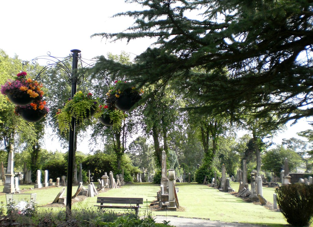 Cemetery, Wishaw, Scotland This area is calle… Flickr