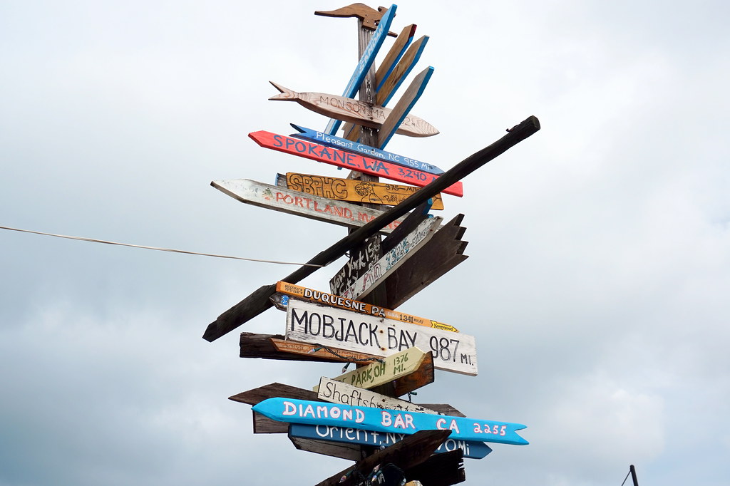 Mile marker in Key West harbour Matt Kieffer Flickr