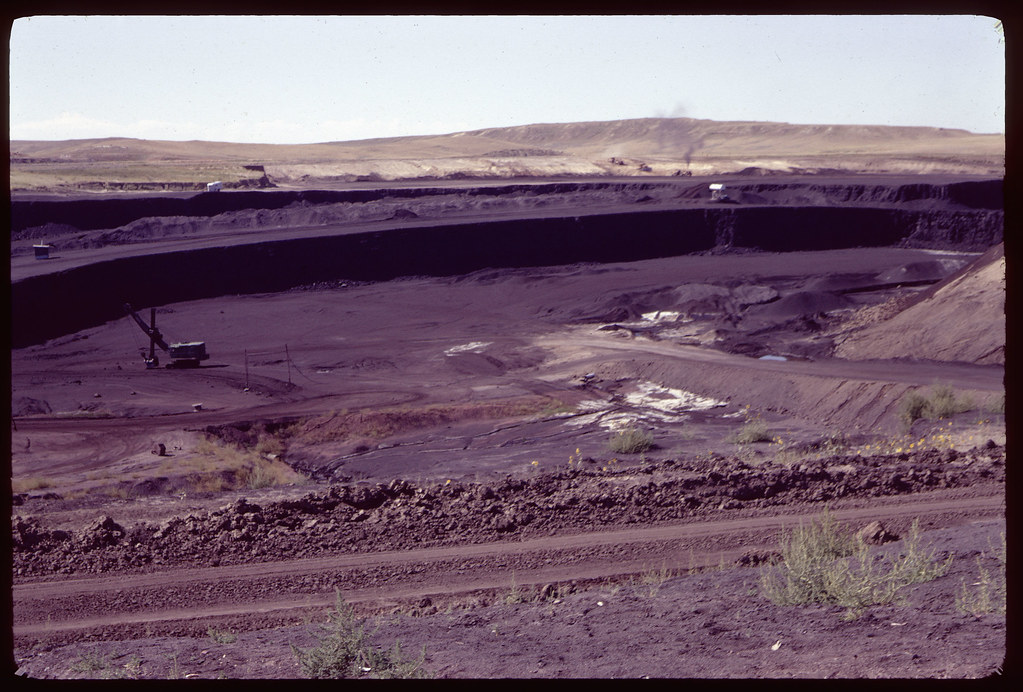 19690336 Wyodak Coal Mine near Gillette, WY, August 1969… huebner