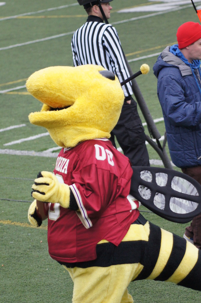 Buzz the Concordia Mascot, College Football, Carabins Mont… Flickr