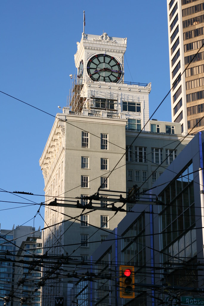 IMG_9909 The clock tower at the top of Vancouver Block AE Creations