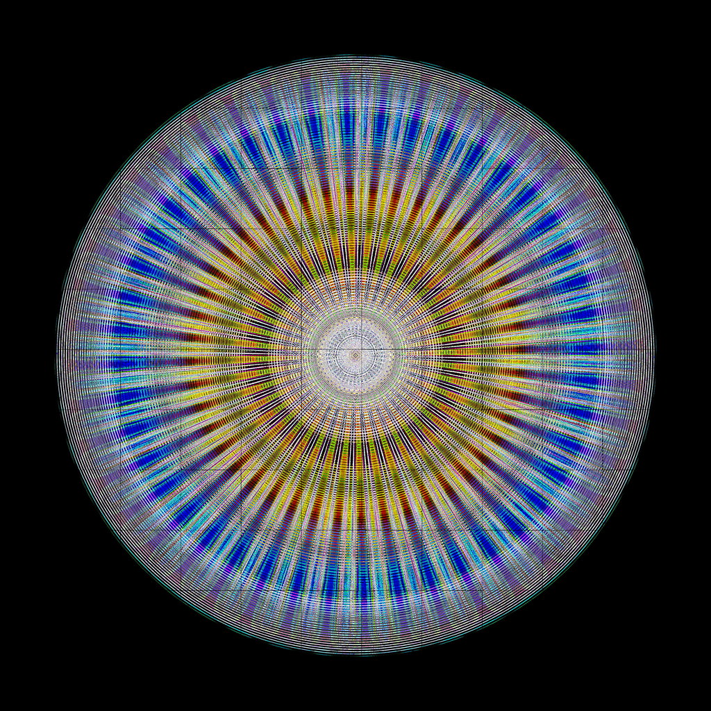 Blue Circle It is a blue circle, with lines. Visual Artist Frank