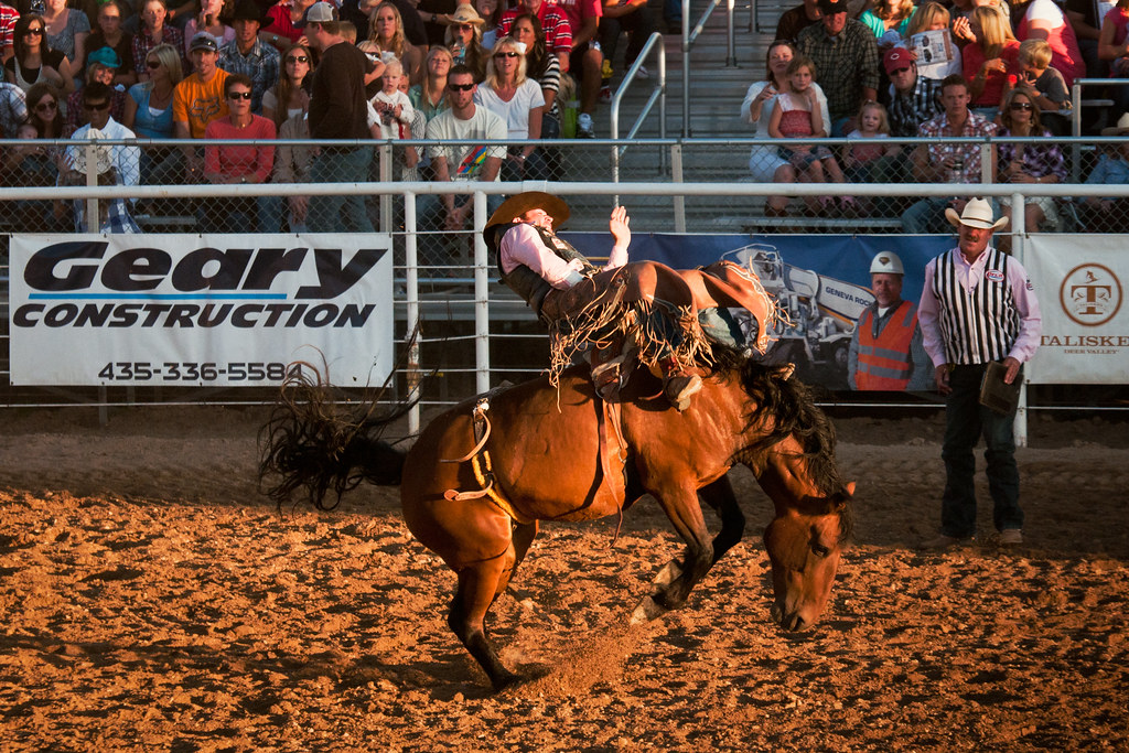 PRCA bronc rider Oakley 76th Annual PRCA Rodeo, Oakley, Ut… Sam