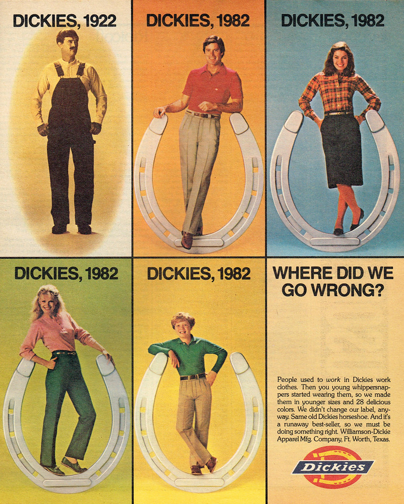 Vintage Ad 1,719 Where Did Dickies Go Wrong? Source Rol… Flickr