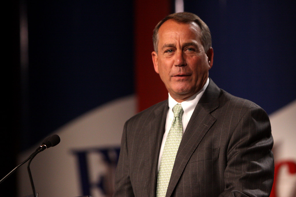 John Boehner Speaker of the House John Boehner speaking at… Flickr