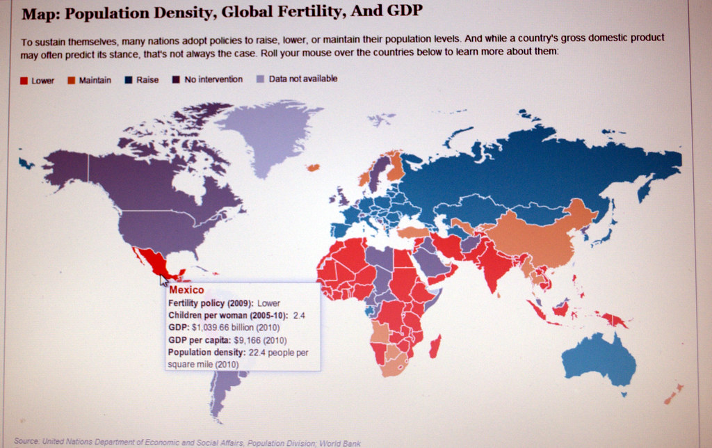 Data For Mexico Birth Rate, GDP, Population Density Flickr